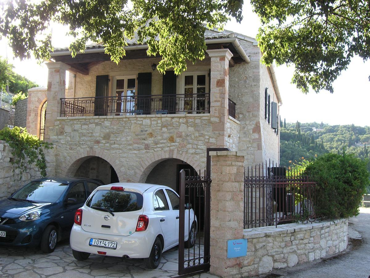 Traditional Stone Villa Olympia Viggla Buitenkant foto